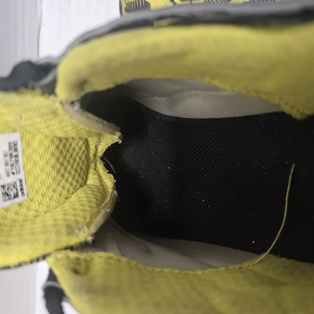 Adidas Black and Yellow Athletic Shoes‎ with Rugged Outsole